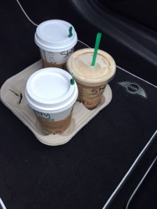 Hard to drive My Precious without spilling. I had to go a little slower than normal and let's just say that not the way I usually take the corners.