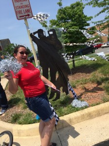 Catalina at the Finish Line