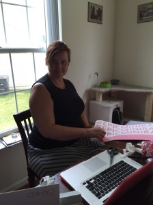 Laura makes new stickers