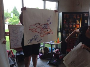 I'd hang tis on my wall, Team Veloz.